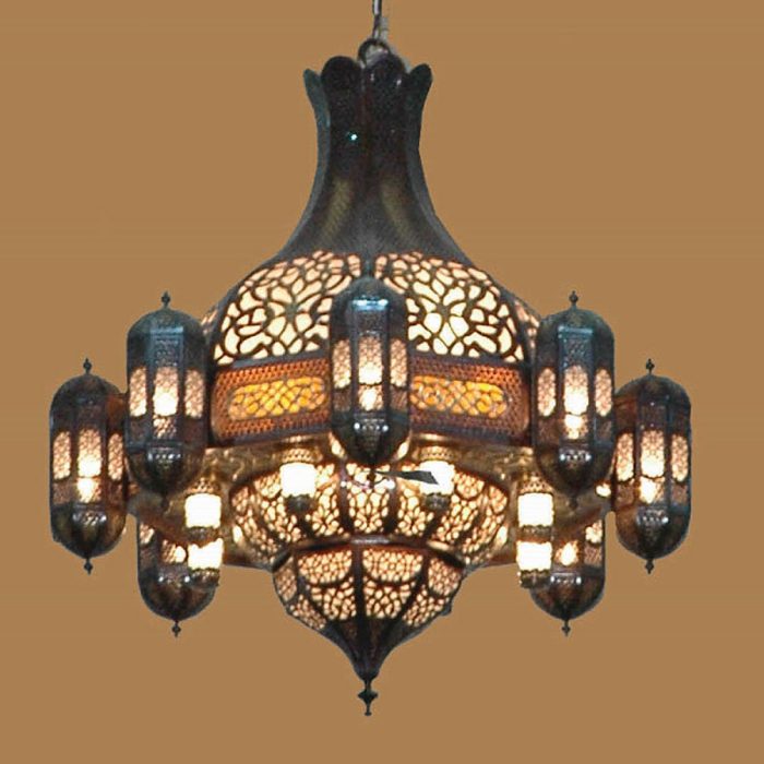 Majestic Copper Chandelier