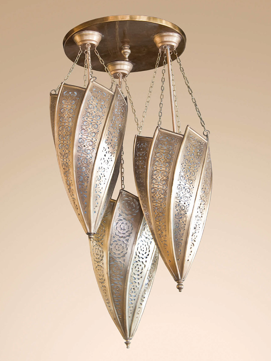 Elegant Brass Pendant Light